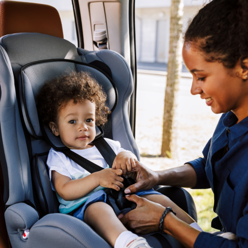 Canton Airport Car Service with car seat for toddler passengers